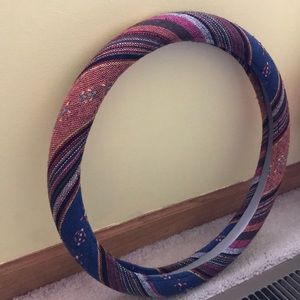 Beautiful bohemian steering wheel cover!